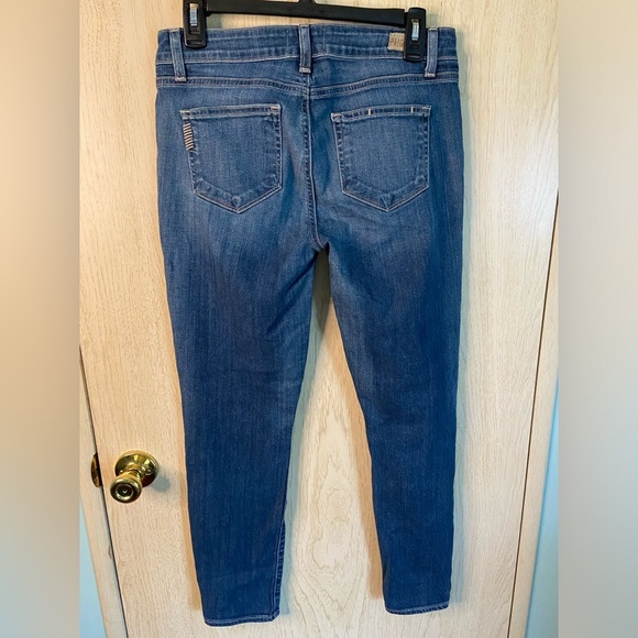 PAIGE Jeans Verdugo Ankle Sz 29 Medium Mid Wash Blue Stretch $229 - Picture 3 of 7